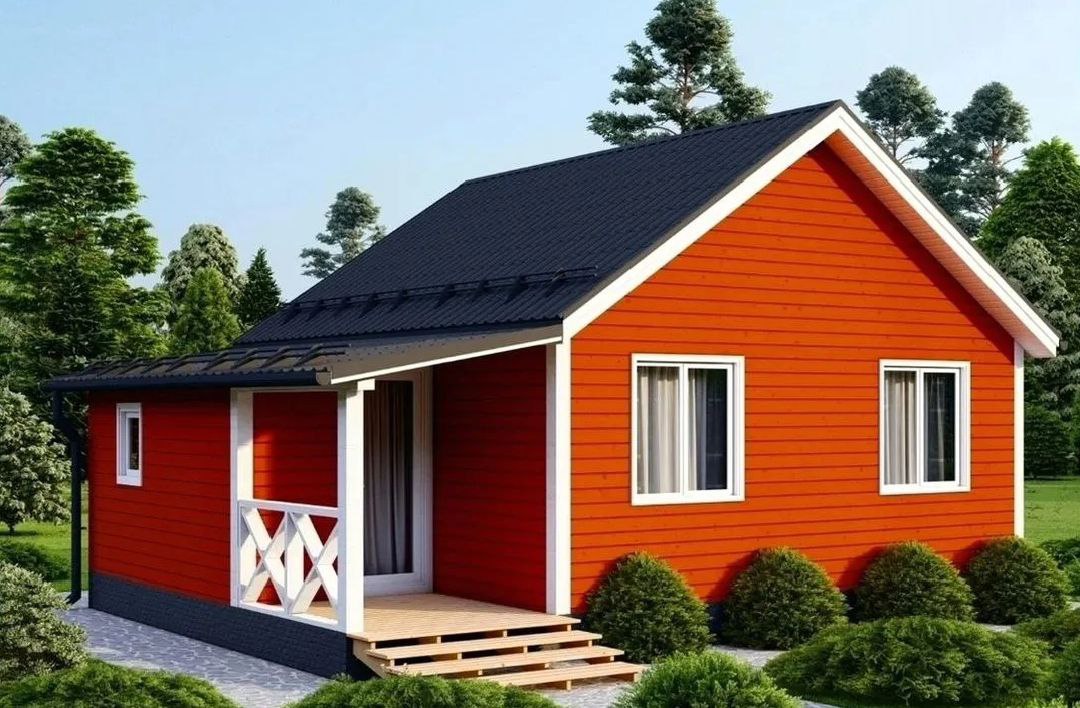 Каркасный дом 48 м²